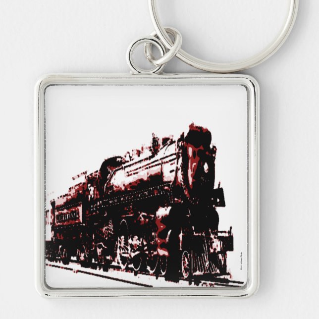 Chaveiro de locomotiva a vapor (Frente)