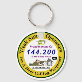 Chaveiro de logotipo de sinal fraco