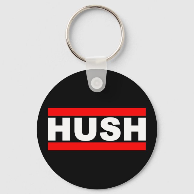 Chaveiro de logotipo Hush (Frente)
