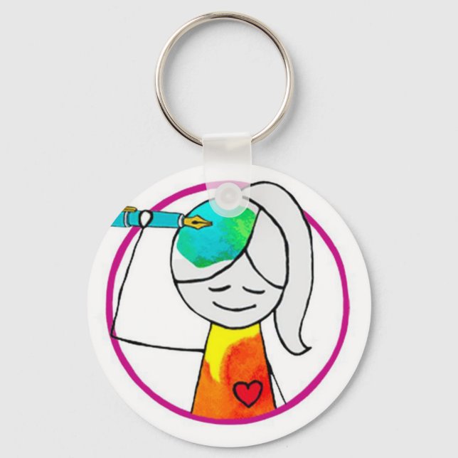 Chaveiro de logotipo HWJ (Frente)