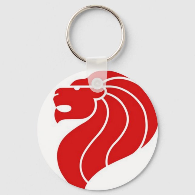 chaveiro de logotipo singapore lion (Frente)