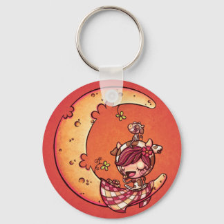 chaveiro de lua de queijo de 2,25"