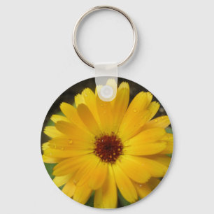 Chaveiro de Macro Amarelo Marigold