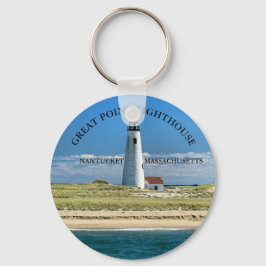 Chaveiro de MÃES de Nantucket de Luz de Ponto de e
