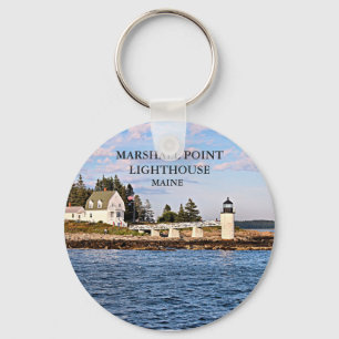 Chaveiro de Maine do farol do ponto de Marshall