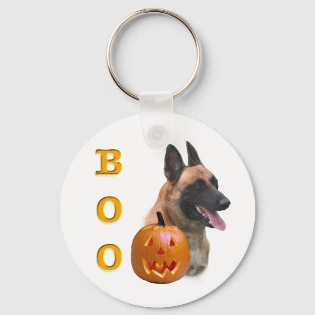 Chaveiro de Malinois Boo belga (Frente)
