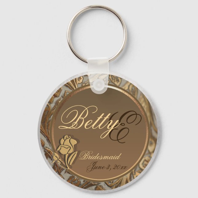 Chaveiro de Manutenção de Bridesmaids Personalizáv (Frente)
