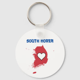 Chaveiro de Mapa da Coreia do Sul