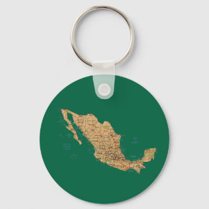 Chaveiro de Mapa do México