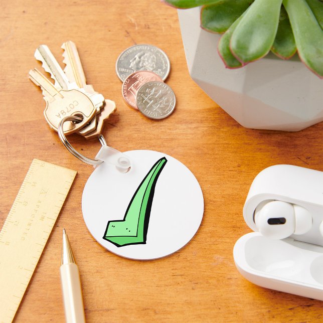 Chaveiro de Marca de Verificação Verde (Criador carregado)