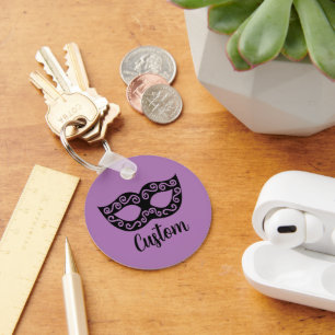 Chaveiro de máscara de mascarada personalizada