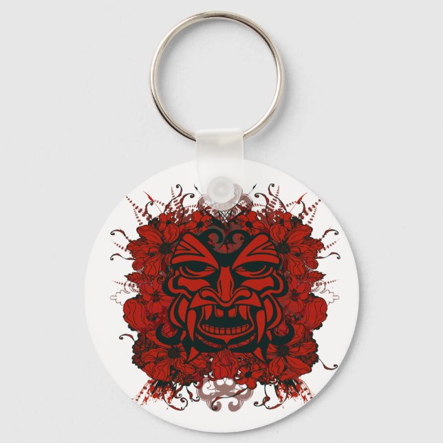 Chaveiro de Máscara de Tiki (Frente)