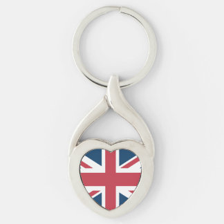 Chaveiro de Metal Bandeira Britânica Union Jack