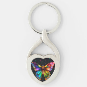 Chaveiro de metal borboleta - Elegante e durável