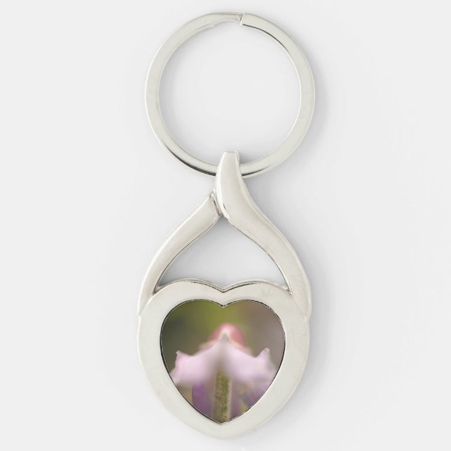 Chaveiro de Metal de Coração Torcido (Frente)