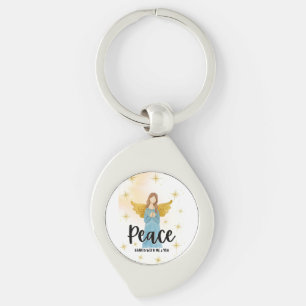 CHAVEIRO DE METAL DE PAZ