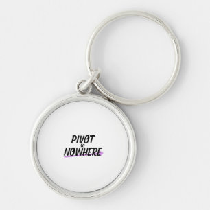 Chaveiro de Metal Industrial Pivot to Nowhere