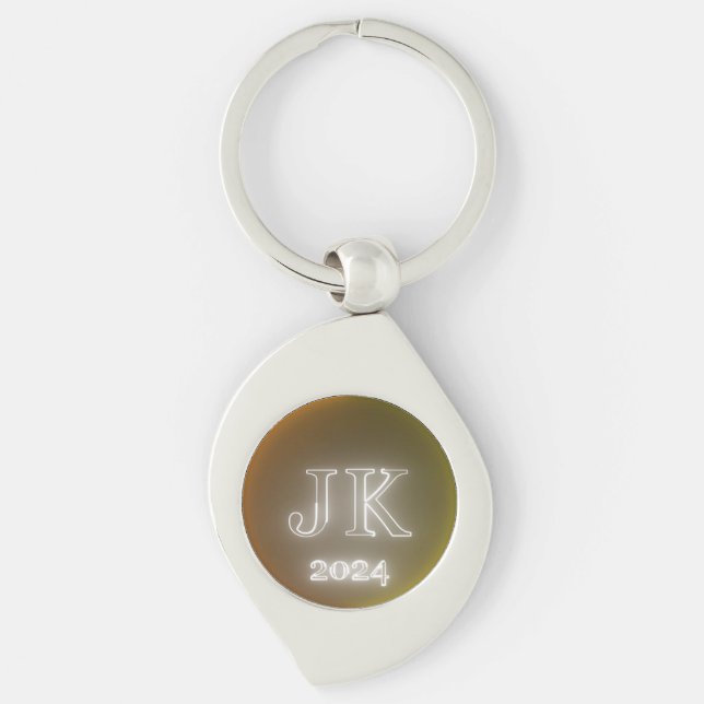 Chaveiro de metal JK 2024 (Frente)