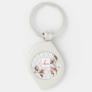 Chaveiro de metal personalizado monograma