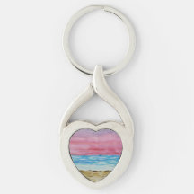 Chaveiro de metal Pinky Sea