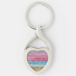 Chaveiro de metal Pinky Sea