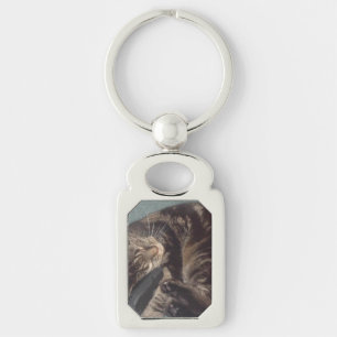 Chaveiro de metal retângulo de Dave repleto