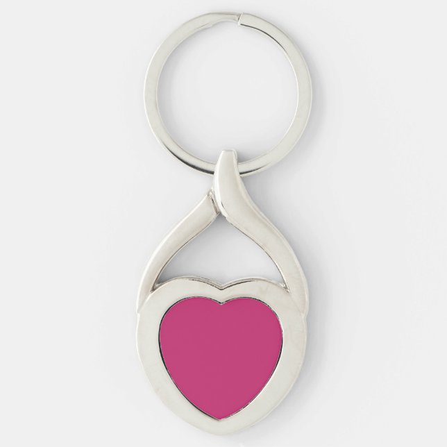 Chaveiro de metal rosa queimado (Frente)