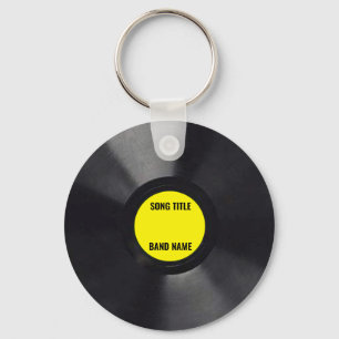 Chaveiro de Mini Vinil LP personalizado