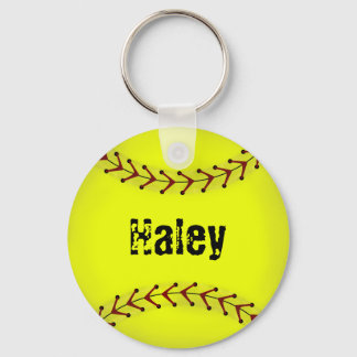 Chaveiro de Moda de Softball Fastpitch