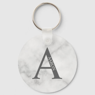 Chaveiro de Monograma e Nome Personalizado