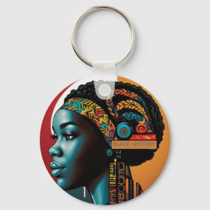 Chaveiro de mulheres bonitinhas da História Negra