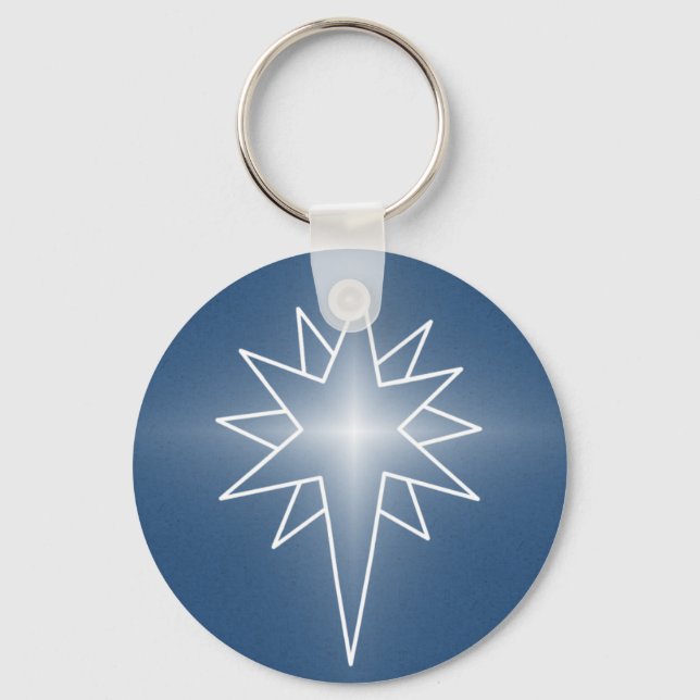 Chaveiro de Natal da Estrela norte, Royal Blue (Frente)