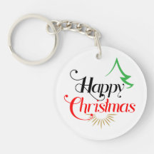 chaveiro de natal feliz
