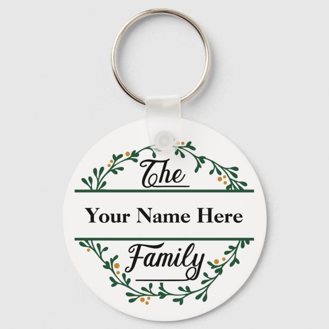 Chaveiro de Natal personalizável (Frente)