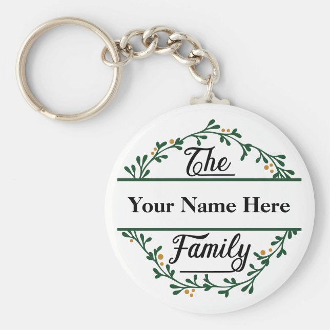 Chaveiro de Natal personalizável (Frente)