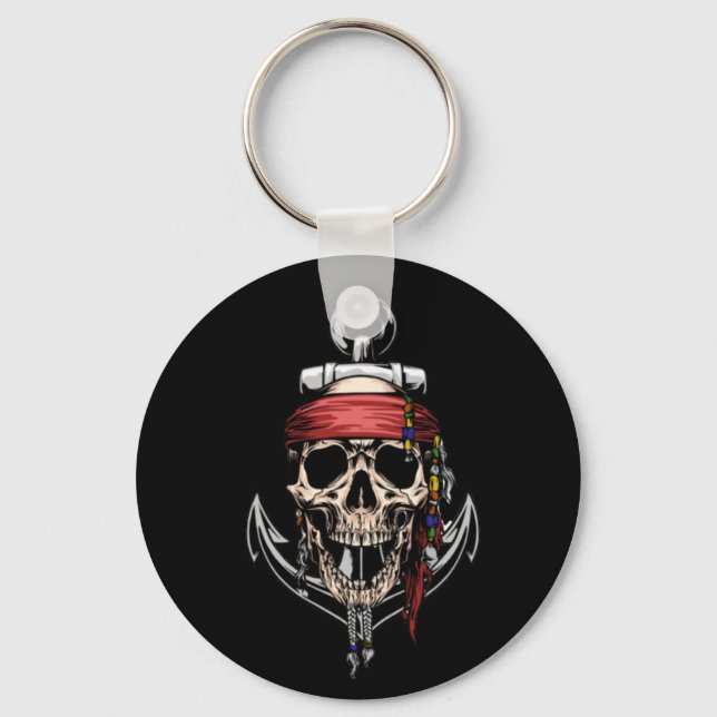 Chaveiro de nave Ghost Raider Pirata Skull (Frente)