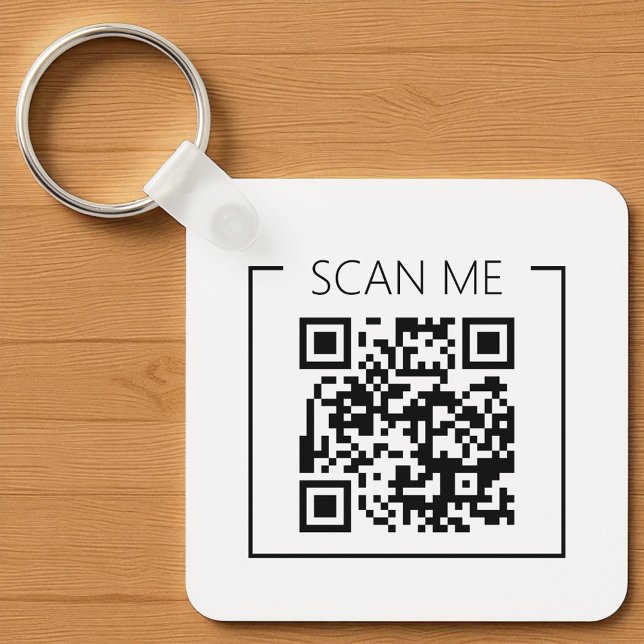 Chaveiro de Negócios Código QR Minimalista Escanei (Criador carregado)
