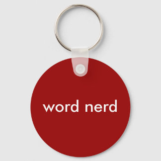 Chaveiro de Nerd do Word