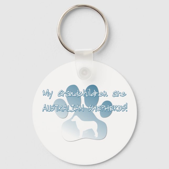 Chaveiro de netos Shepherd australianos (Frente)