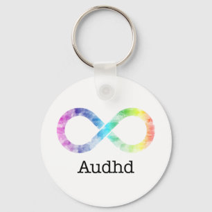 Chaveiro de neurodiversidade Audhd (adhd e autista