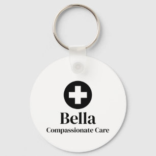 Chaveiro de Nome de Enfermeiro Personalizado