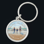 Chaveiro de Nome de Texto de Foto Personalizado co<br><div class="desc">Foto personalizada e texto / nome - Design único - Família personalizada/amigos ou presente pessoal - Adicione sua foto e texto - nome ou remova - Redimensionar e mover ou remover / adicionar elementos / texto com ferramenta de personalização - Escolha sua fonte de texto / tamanho / cor! Boa...</div>