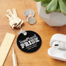 Chaveiro de Nome do Mascot do Orgulho Escolar Negr