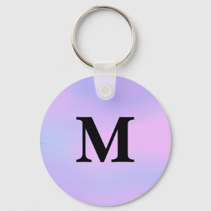 Chaveiro de Nome Personalizado de Gradiente unicór