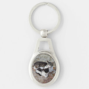 Chaveiro de Oval de Mãe e Criança