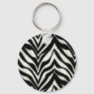 Chaveiro de Padrão de Faixa Zebra