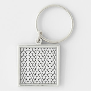 Chaveiro de padrão de lâminas góticas