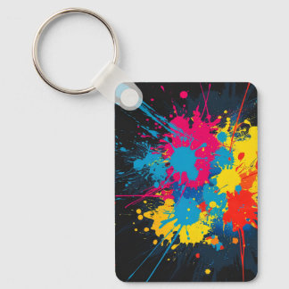 Chaveiro de Padrão de Splatter