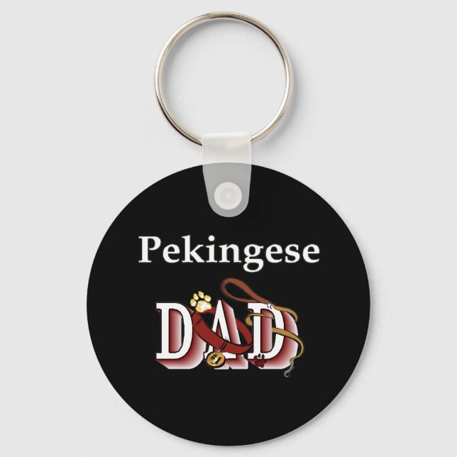 chaveiro de pai pekingês (Frente)