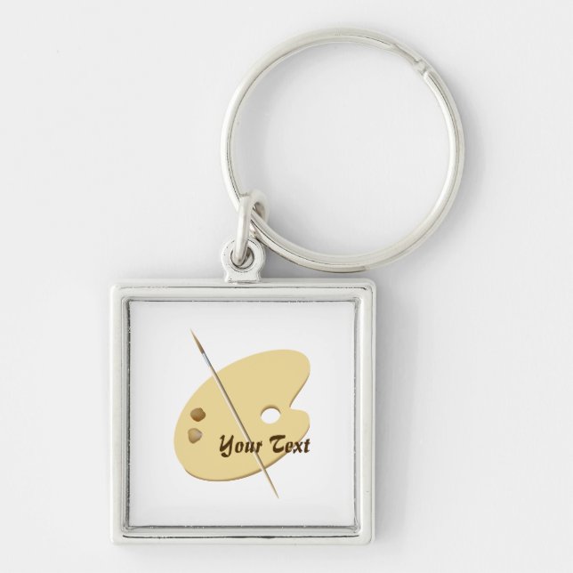 Chaveiro de Paleta de Artista Premium (Frente)